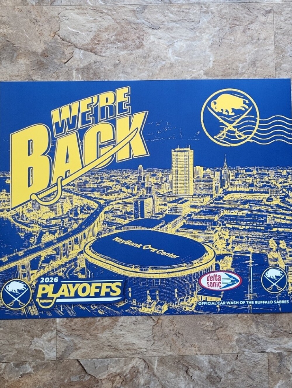 BUFFALO SABRES 2026 PLAYOFFS POSTER - EXCLUSIVE